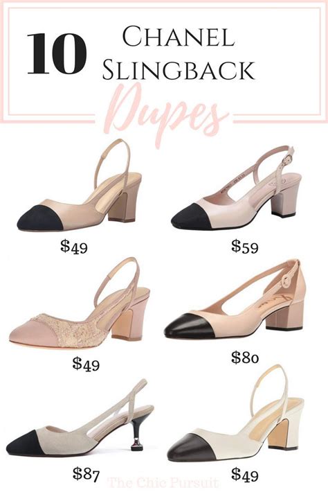 ballerinas chanel dupe|chanel slingback shoes dupe.